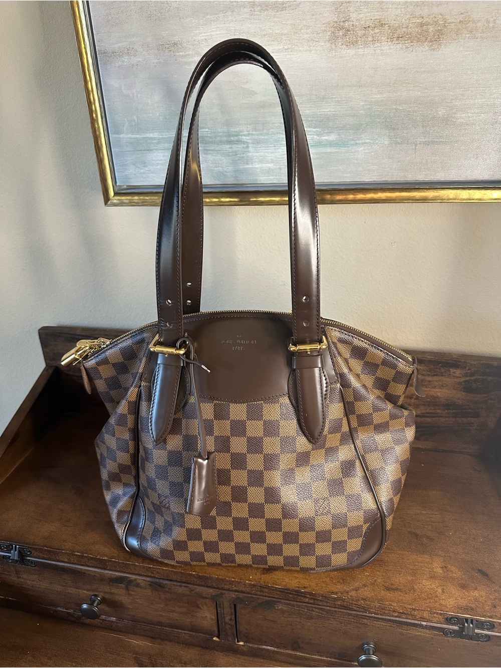Louis Vuitton Damier Ebene Verona MM Bag